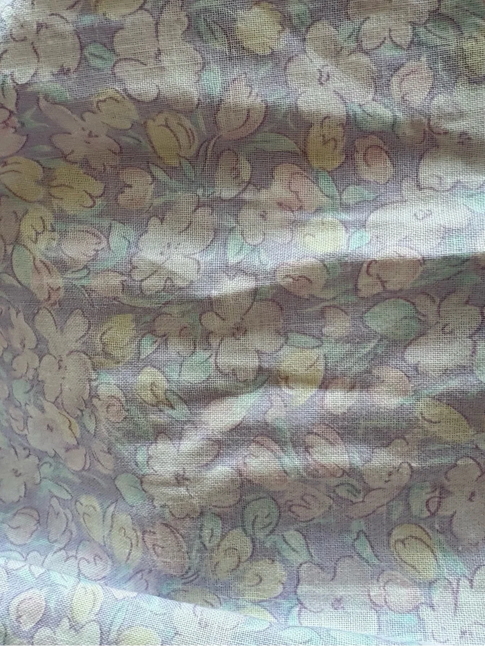 SIMI Vintage Girls Sun Dress Cotton 90's Ruffle Sleeve Spring Flowers Size 4